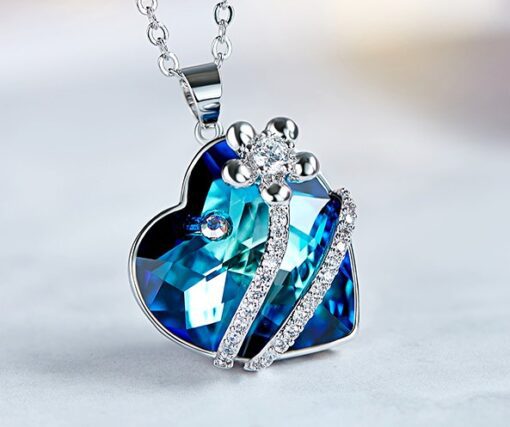 Azure Swarovski Charm