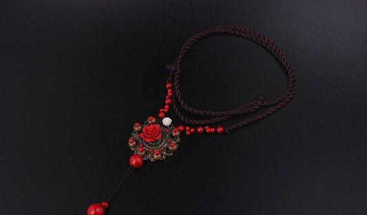 Red Rose Necklace