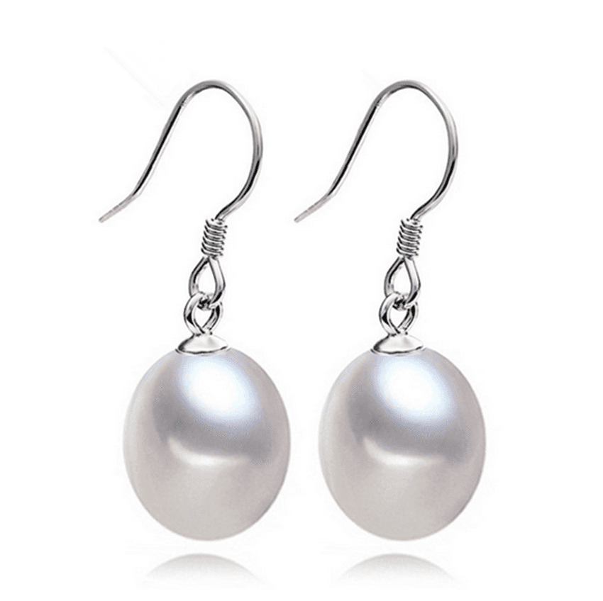 Hanging Pearl Drop Earrings