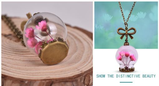 Loving Pink Globe Charm