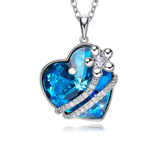 Azure Swarovski Charm