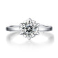 Moissanite Crystal Ring