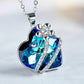 Azure Swarovski Charm