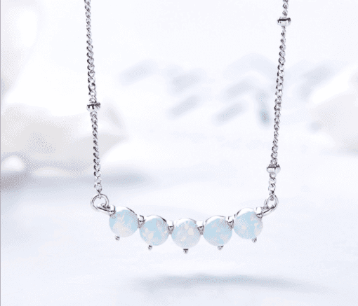 Opal Pendulum Necklace