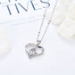 Silver Mother And Child Necklace
