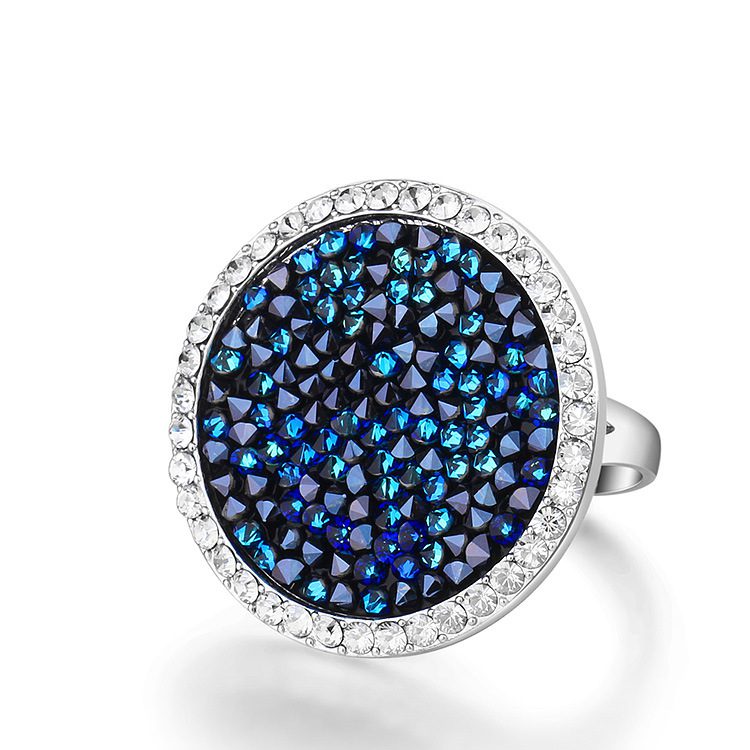 Sapphire Burst Swarovski Rings