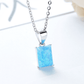 Uranus Square Opal Necklace