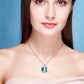 Azure Swarovski Charm