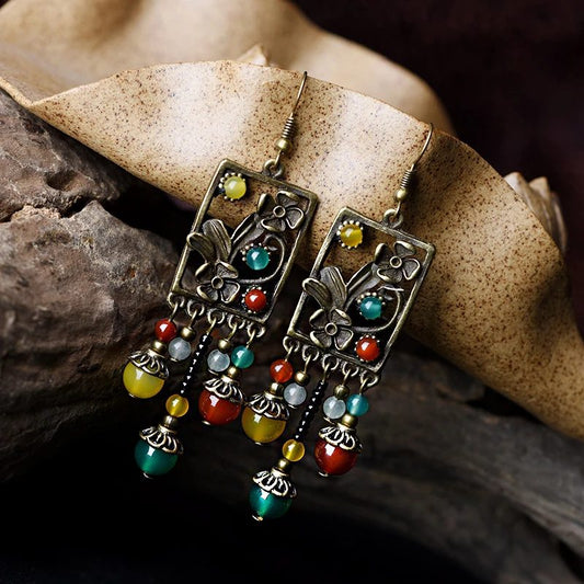 Iron Painting Earrings