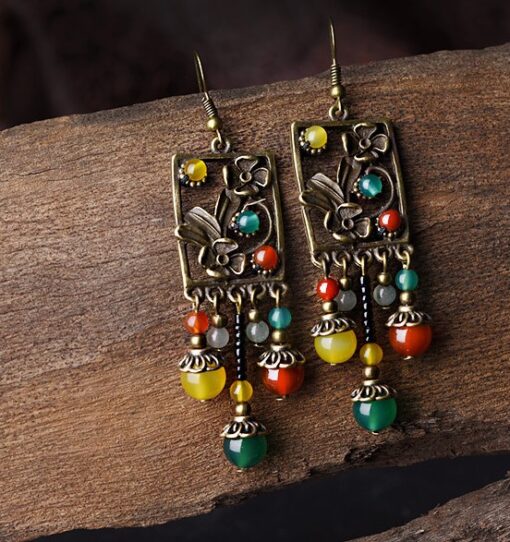 Iron Painting Earrings