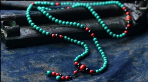 Emerald And Ruby Necklace