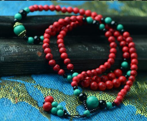 Emerald And Ruby Necklace