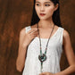 Ivory Butterfly And Lily Necklace