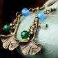 two Bluebell Copper Earrings