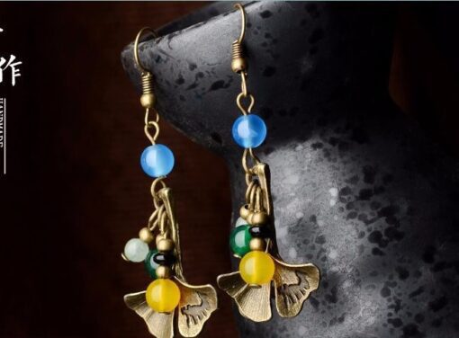 Bluebell Copper Earrings
