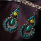 Circular Jade And Lime Earrings