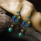 Peacock Curve Earrings