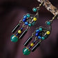 Peacock Curve Earrings