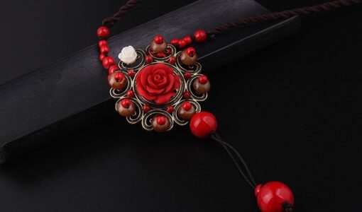 Red Rose Necklace