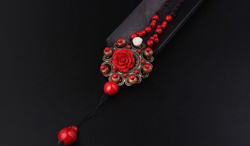 Red Rose Necklace
