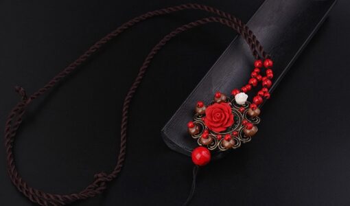 Red Rose Necklace
