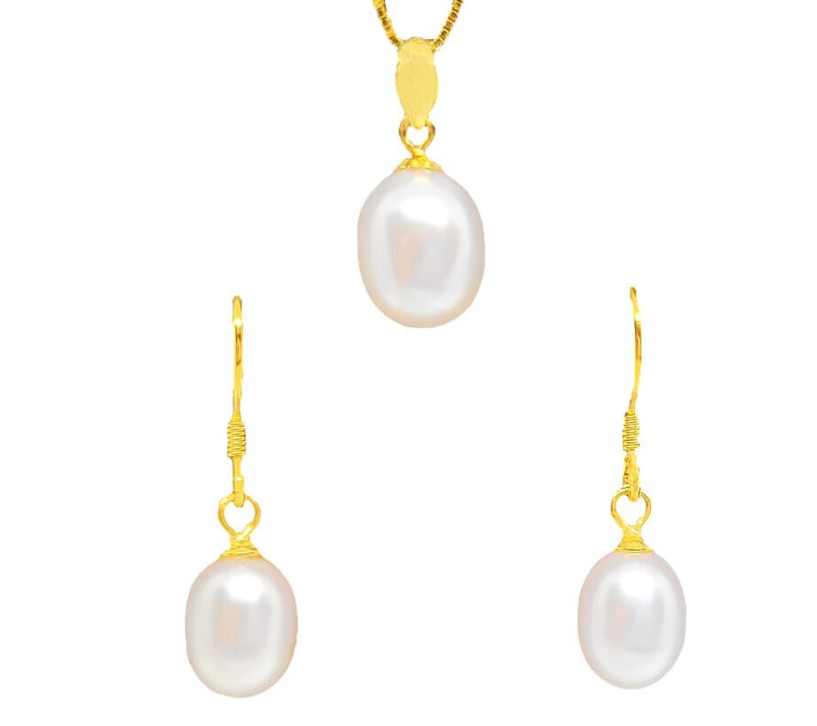 Hook Pearl Earrings Set