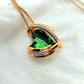 Emerald Clasp Swarovski Necklace