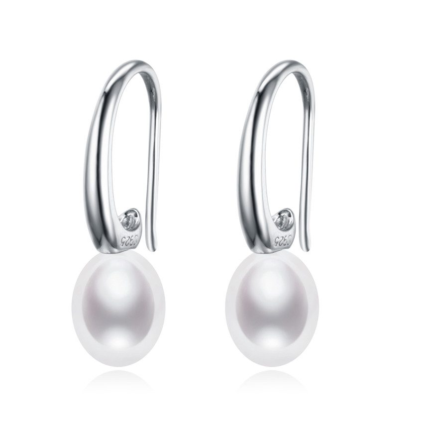 Silver Plated Pearl Earrings