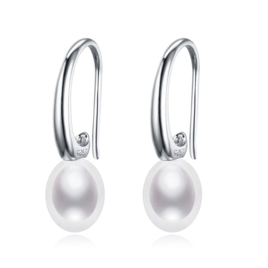 Silver Plated Pearl Earrings