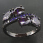 Purple Lava Gemstone Ring