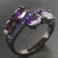 Purple Lava Gemstone Ring