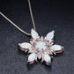 Crystal Clear Snowflake Necklace