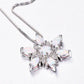 Crystal Clear Snowflake Necklace