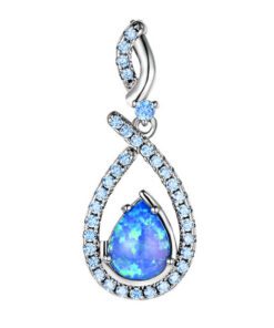 Sodalite Teardrop Necklace