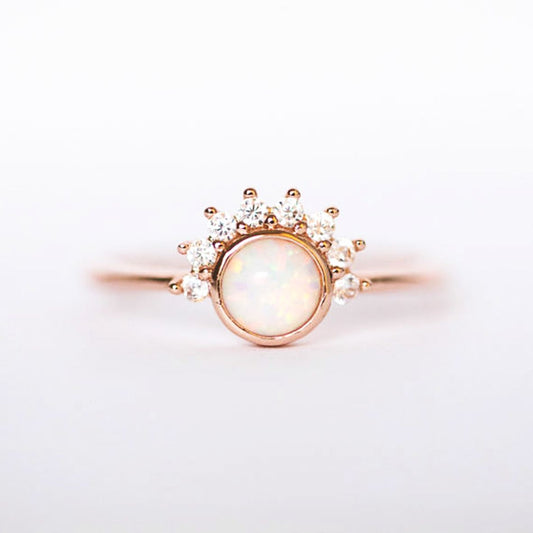 Rose Gold Crown Ring