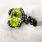 Night Apple Green Ring