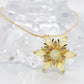 Snowflake Gold Necklace