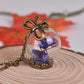 Ebony Purple Globe Charm