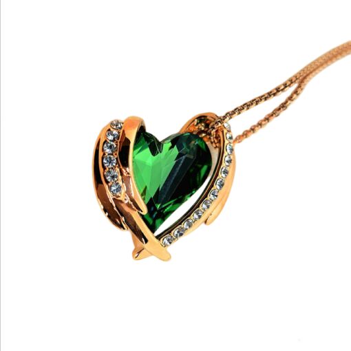 Emerald Clasp Swarovski Necklace