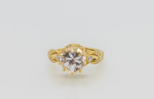 Gold Sleeping Beauty Ring