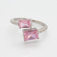 Crystal Pink Spinal Ring