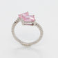 Crystal Pink Spinal Ring