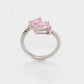 Crystal Pink Spinal Ring