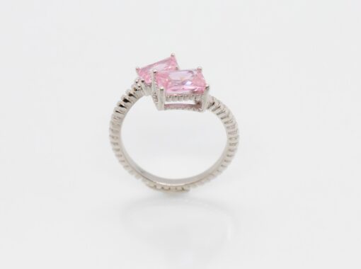 Crystal Pink Spinal Ring