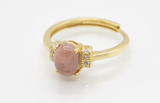Single Cherry Blossom Gold Ring