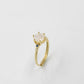 Yellow Gold Moon Ring