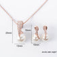 Blush Gold Necklace Set