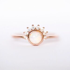 Rose Gold Crown Ring